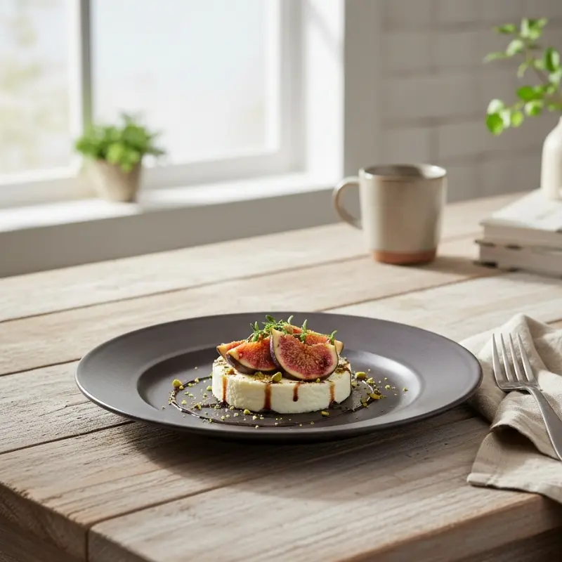 Porceletta-Rustic-Black-Reactive-Glaze-Porcelain-Flat-Plate-21cm-8Inch-Lifestyle-03.jpg