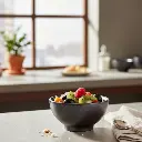 Porceletta-Rustic-Black-Reactive-Glaze-Porcelain-Small-Footed-Bowl-8cm-Lifestyle-02.jpg