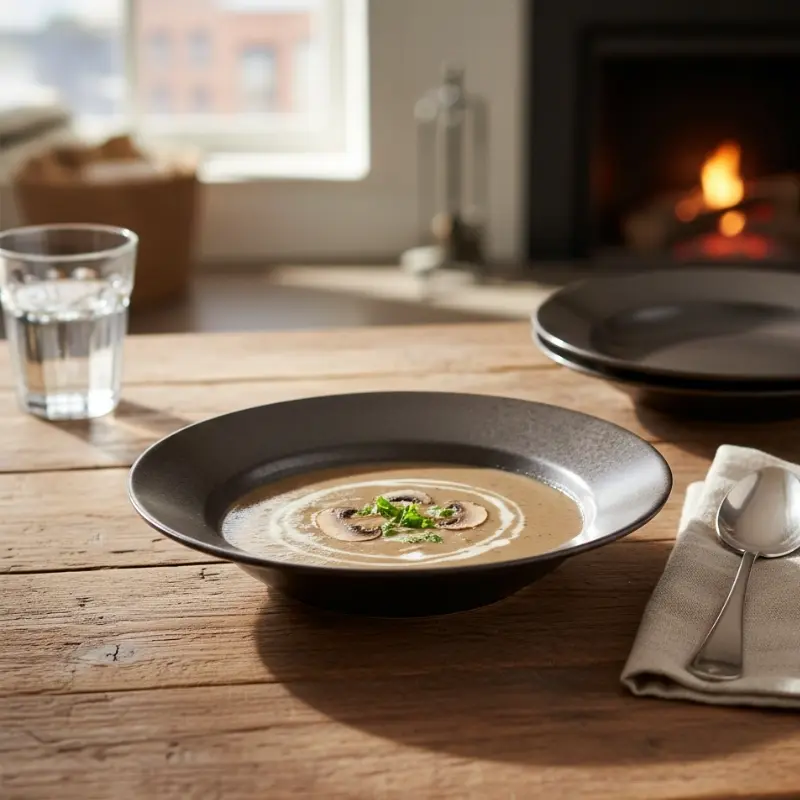 Porceletta-Rustic-Black-Reactive-Glaze-Porcelain-Soup-Plate-23cm-Lifestyle-1.jpg