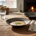 Porceletta-Rustic-Black-Reactive-Glaze-Porcelain-Soup-Plate-23cm-Lifestyle-1.jpg