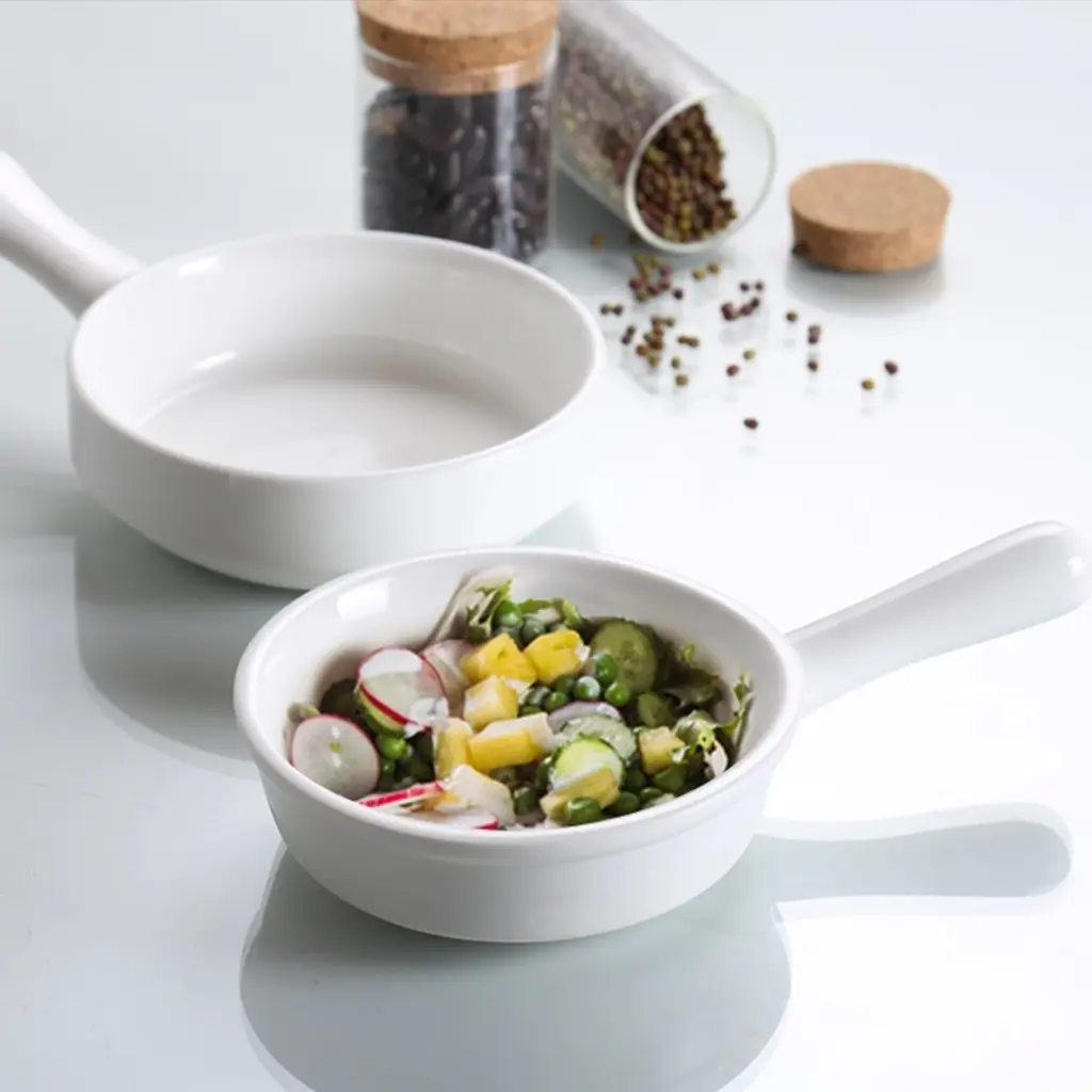 Porceletta-Ivory-Porcelain-Pan-Shaped-Serving-Plate-22cm-8.5Inch-Lifestyle-2.jpg