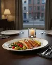 Porceletta-Ivory-Mocha-Porcelain-Oval-Plate-30cm-12Inch-Lifestyle-01.jpg