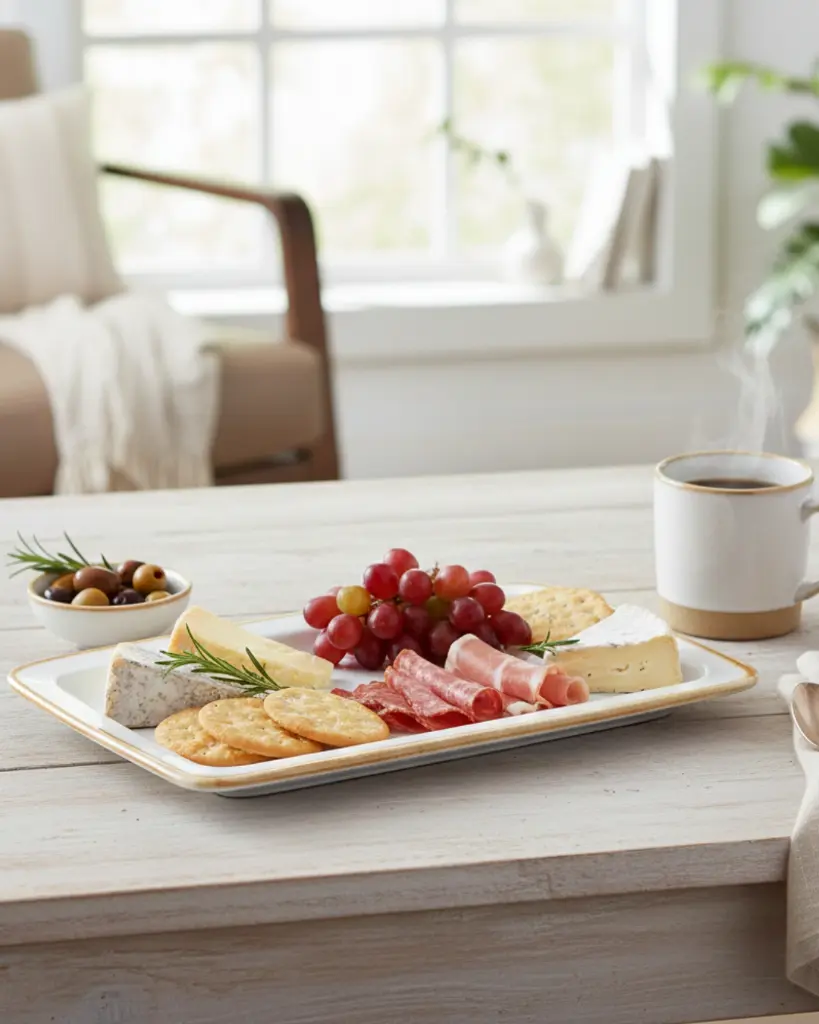 Porceletta-Ivory-Mocha-Porcelain-Rectangle-Two-Edge-Rim-Plate-13Inch-Lifestyle-01.jpg
