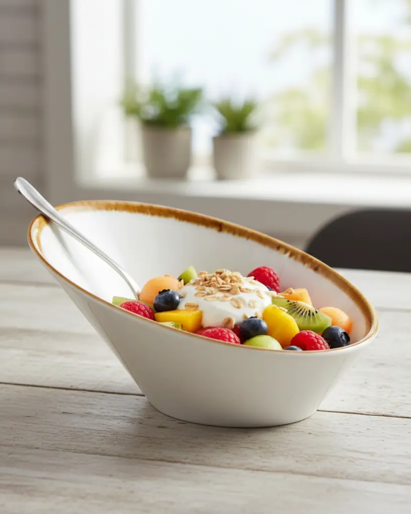Porceletta-Ivory-Mocha-Porcelain-Boat-Bowl-18cm-Lifestyle-2.jpg