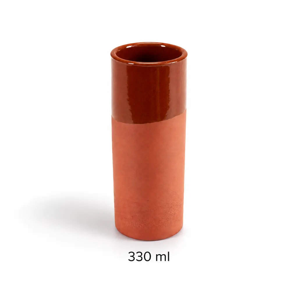 Arte-Regal-Brown-Clay-Vase-Tube-330ml-Detail.jpg