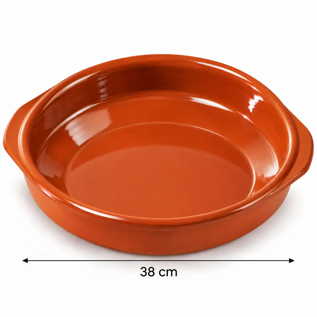 Arte-Regal-Brown-Clay-Round-Deep-Plate-with-Handle-38cm-Detail.jpg