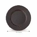 Porceletta-Rustic-Black-Reactive-Glaze-Porcelain-Flat-Plate-15.5cm-6Inch-Detail.jpg