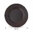 Porceletta-Rustic-Black-Reactive-Glaze-Porcelain-Flat-Plate-18cm-7Inch-Detail.jpg