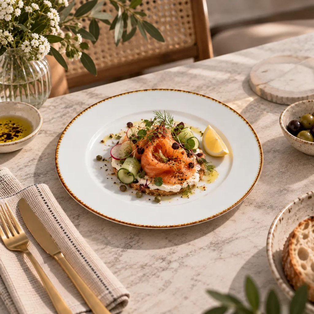 Porceletta-Ivory-Mocha-Porcelain-Flat-Plate-21cm-8Inch-Lifestyle-01.jpg