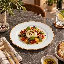 Porceletta-Ivory-Mocha-Porcelain-Flat-Plate-23.5cm-9Inch-Lifestyle-01.jpg