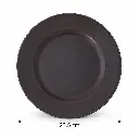 Porceletta-Rustic-Black-Reactive-Glaze-Porcelain-Flat-Plate-23.5cm-9Inch-Detail.jpg