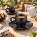 Porceletta-Rustic-Black-Reactive-Glaze-Porcelain-Espresso-Cup-Saucer-80ml-Lifestyle-02.jpg