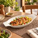 Porceletta-Ivory-Porcelain-Banana-Plate-26cm-10Inch-Lifestyle-01.jpg