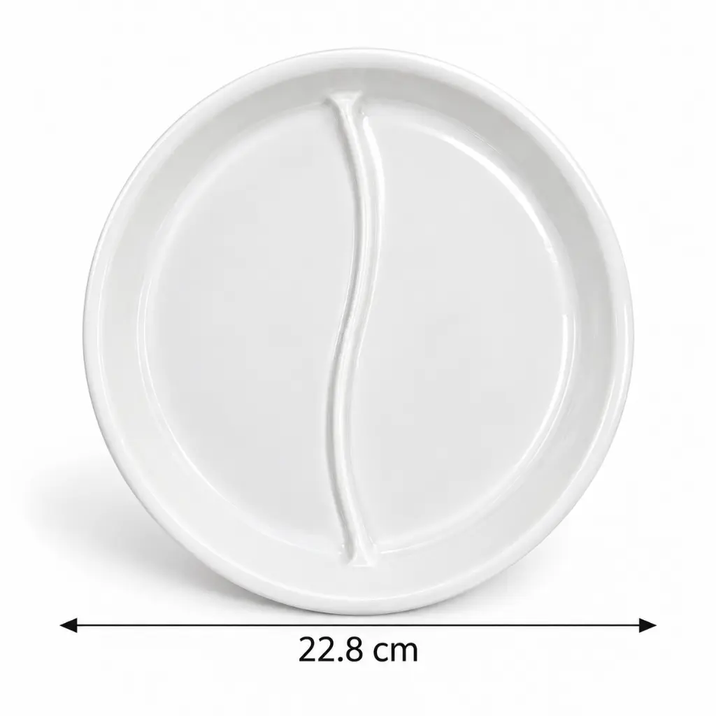 Porceletta-Ivory-Porcelain-Round-Divider-Plate-22.86cm-9Inch-Detail.jpg