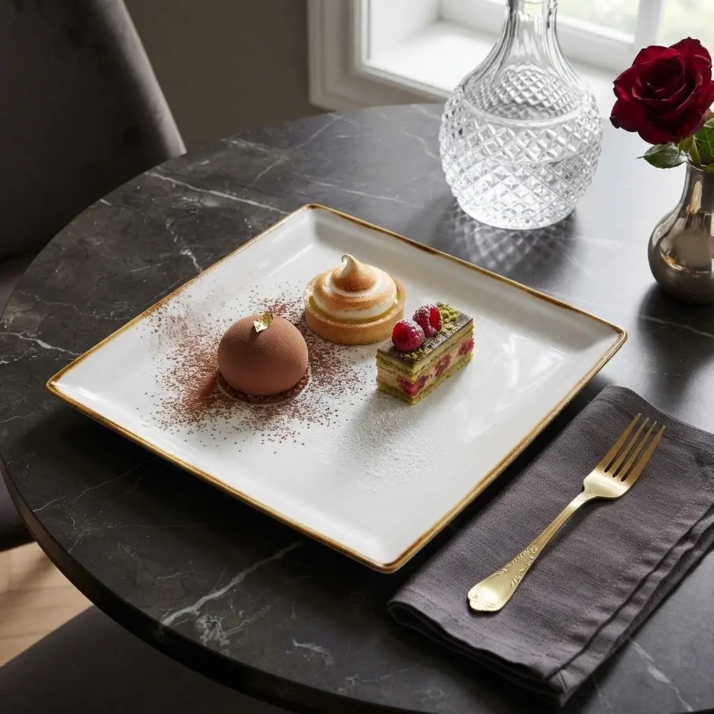 Porceletta-Ivory-Mocha-Porcelain-Square-Plate-22cm-Lifestyle-3.jpg