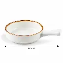 Porceletta-Ivory-Mocha-Porcelain-Pan-Shaped-Serving-Plate-22cm-8.5Inch-Detail.jpg