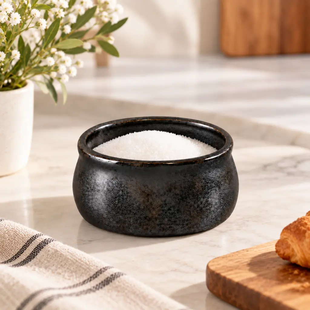 Porceletta-Rustic-Black-Reactive-Glaze-Porcelain-Sugar-Pot-10cm-4Inch-Lifestyle-1.jpg