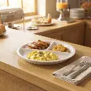 Porceletta-Ivory-Porcelain-3-Compartment-Divider-Plate-23cm-9Inch-Lifestyle-1.jpg