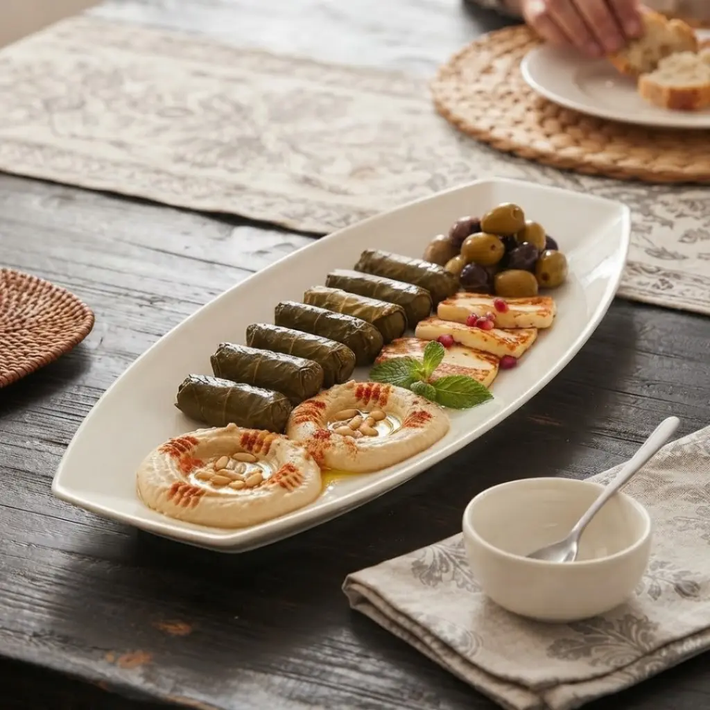 Porceletta-Ivory-Porcelain-Boat-Rectangular-Plate-36cm-Lifestyle-1.jpg