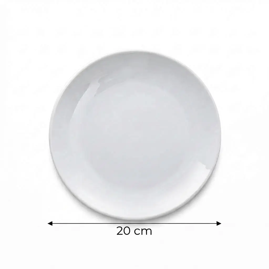 Porceletta-Ivory-Porcelain-Thick-Rimmed-Plate-20cm-8Inch-Detail.jpg