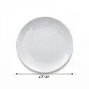 Porceletta-Ivory-Porcelain-Thick-Rimmed-Plate-20cm-8Inch-Detail.jpg