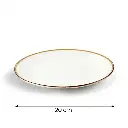 Porceletta-Ivory-Mocha-Porcelain-Thin-Flat-Rimmed-Plate-20cm-8Inch-Detail.jpg
