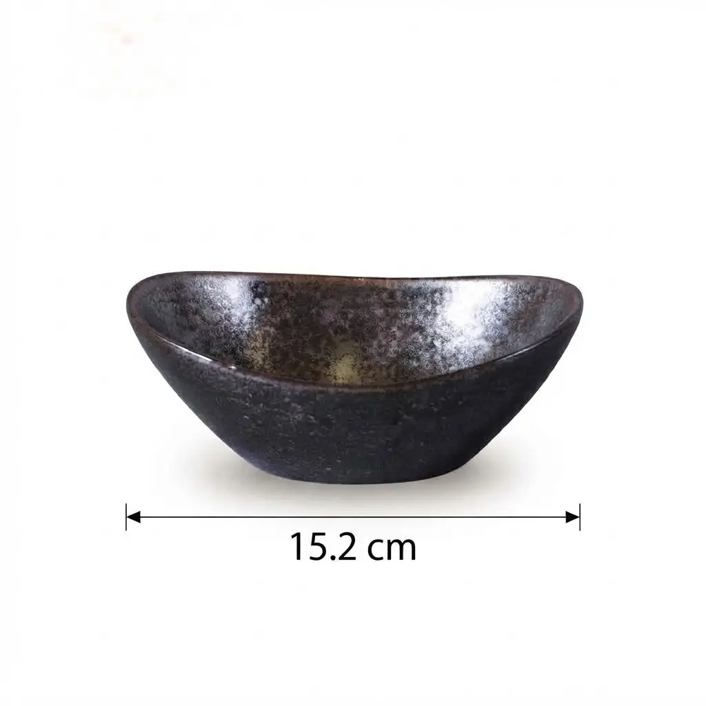 Porceletta-Rustic-Black-Reactive-Glaze-Porcelain-Bowl-15.2cm-6Inch-Detail.jpg