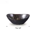Porceletta-Rustic-Black-Reactive-Glaze-Porcelain-Bowl-15.2cm-6Inch-Detail.jpg