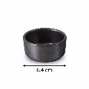 Porceletta-Rustic-Black-Reactive-Glaze-Porcelain-Small-Mezza-Sauce-Dish-6.4cm-2.5Inch-Detail.jpg