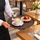 Vague-Non-Slip-Plastic-Round-Tray-Brown-45cm-Lifestyle-2.jpg