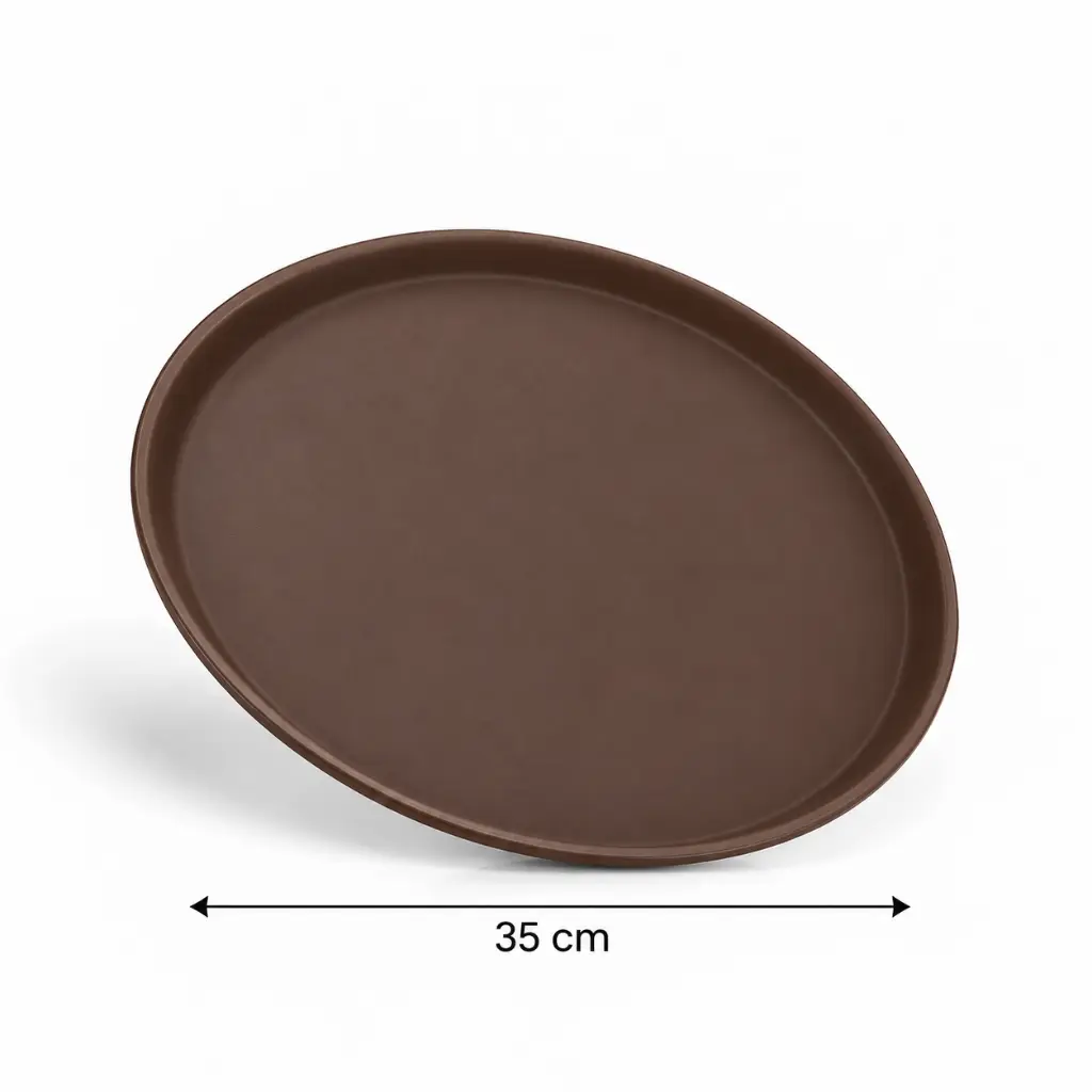 Vague-Non-Slip-Plastic-Round-Tray-Brown-45cm-Detail.jpg