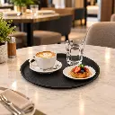 Vague-Non-Slip-Plastic-Round-Tray-Black-35cm-Lifestyle-1.jpg