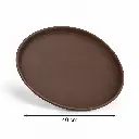 Vague-Non-Slip-Plastic-Round-Tray-Brown-40cm-Detail.jpg