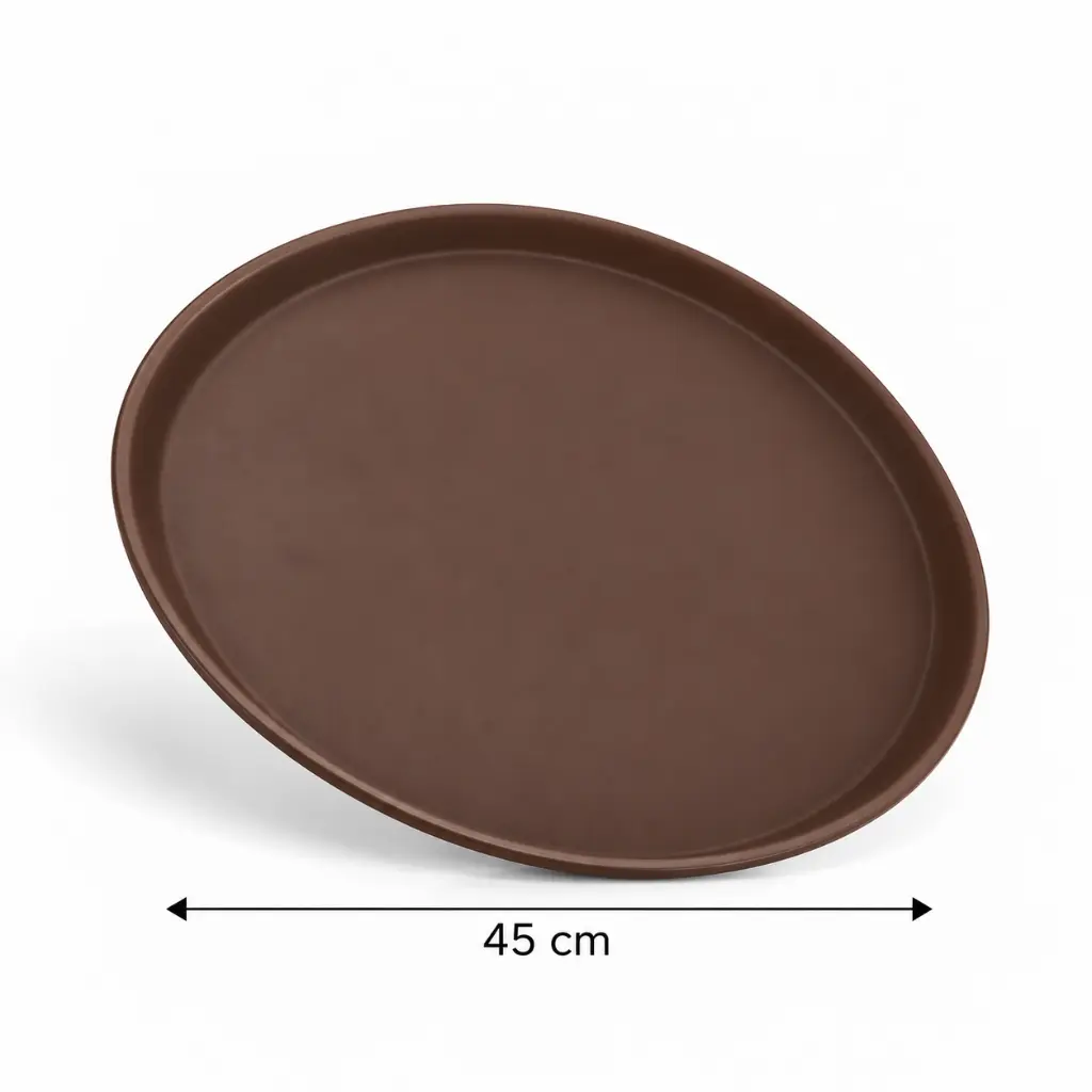 Vague-Non-Slip-Plastic-Round-Tray-Brown-45cm-Detail.jpg