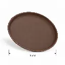 Vague-Non-Slip-Plastic-Round-Tray-Brown-28cm-Detail.jpg