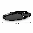 Vague-Black-Melamine-Oval-Platter-with-Sauce-Section-28cm-Detail.jpg