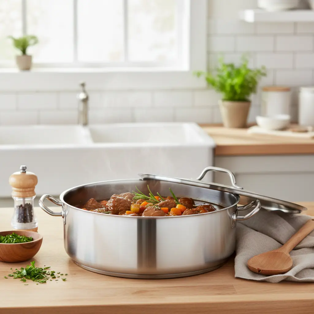 Caternox-Stainless-Steel-Low-Casserole-with-Lid-34x7.5cm-6.81L-Lifestyle-2.jpg