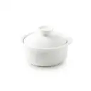 Porceletta Ivory Porcelain Soup Cup with Lid 4.5"