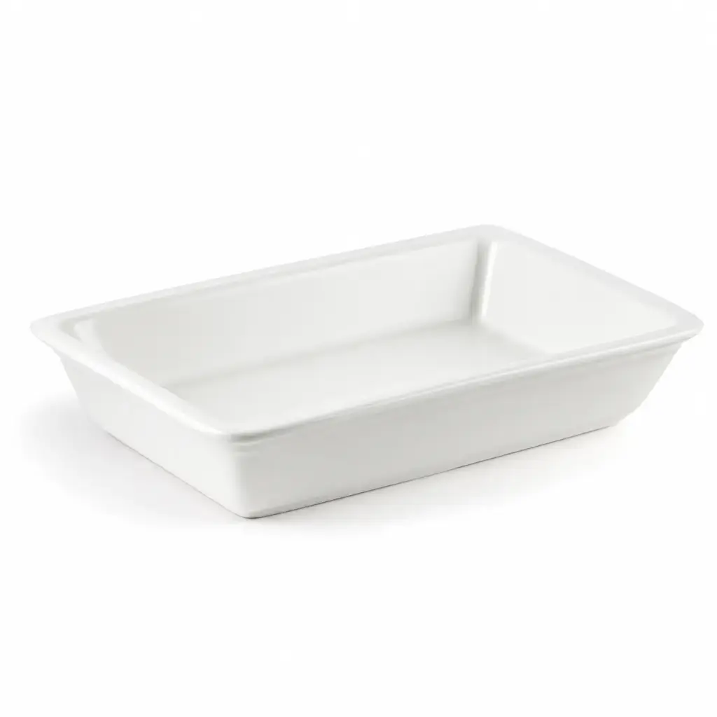 Porceletta Ivory Porcelain Quarter Rec. Insert Size 9"