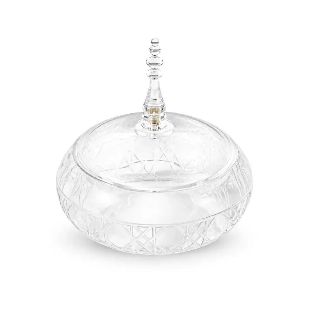 Vague Medium Round Acrylic Date Bowl 13.5 cm