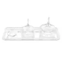 Vague Round Acrylic Date Bowls Set 42.5 x 15 cm