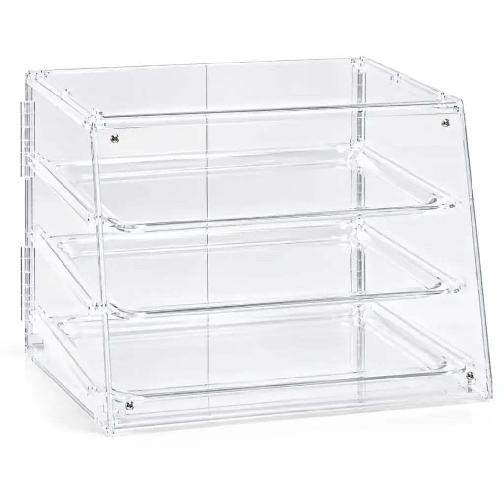 Vague Acrylic Pastry Box 3 Layers