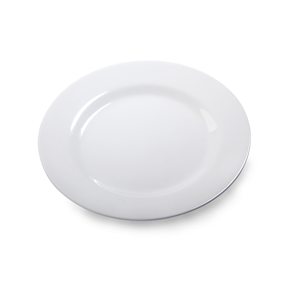 Vague Melamine Round Plate 8"