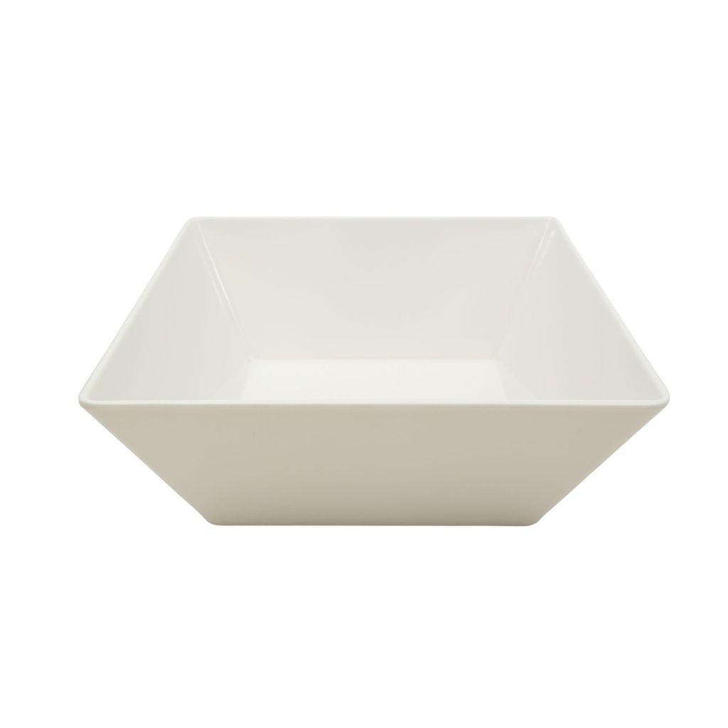 Vague White Melamine Square Bowl 30 cm x 30 cm x 11 cm