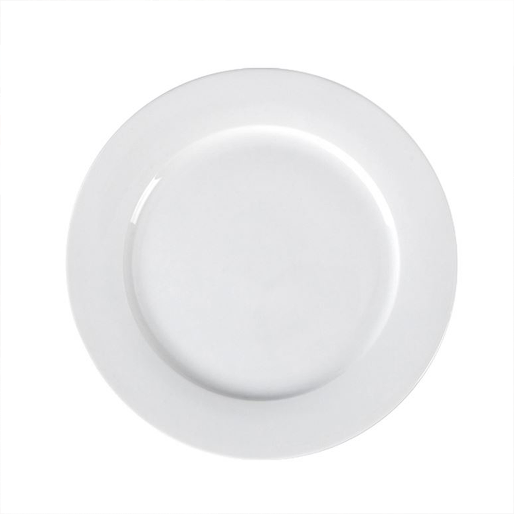 Porceletta Ivory Porcelain Flat Plate 30.5 cm / 12"