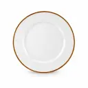 Porceletta Ivory Mocha Porcelain Flat Plate 30.5 cm / 12"