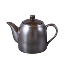 Porceletta Rustic Black Reactive Glaze Porcelain Coffee Pot 350 cc