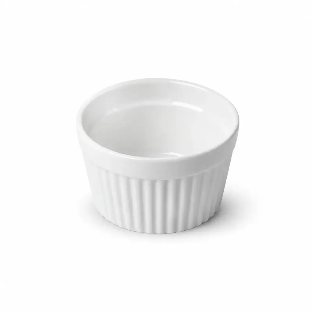 Porceletta Ivory Porcelain Lined Ramekin 9 cm
