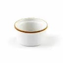 Porceletta Ivory Mocha Porcelain Lined Ramekin 9 cm