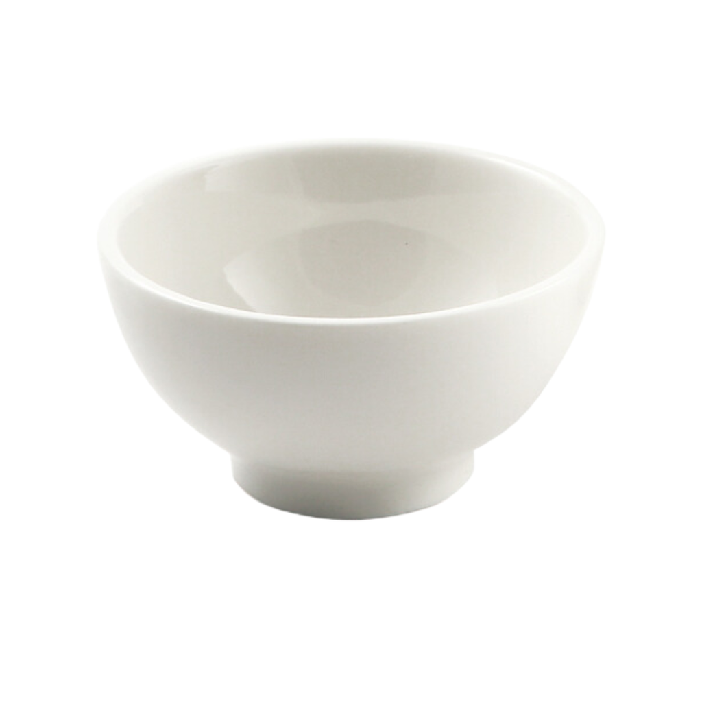 Porceletta Ivory Porcelain Small Footed Bowl